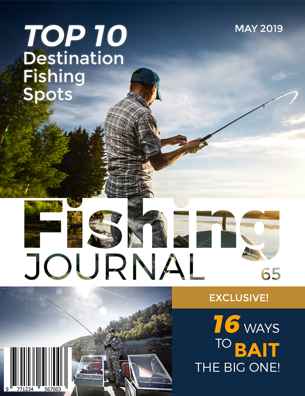 Magazine Concept Art - Fishing Journal